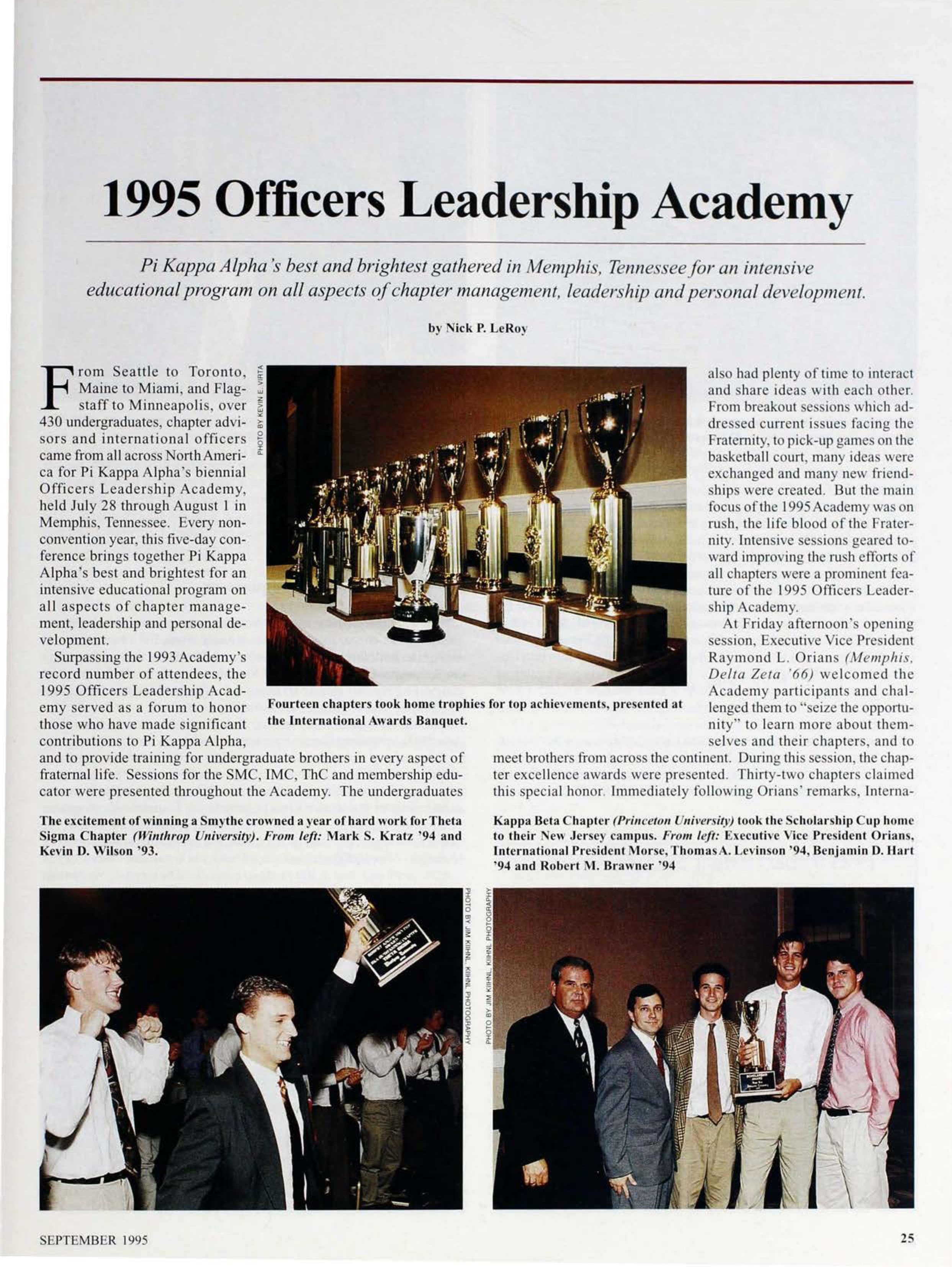 1995 Officers Leadership Academy